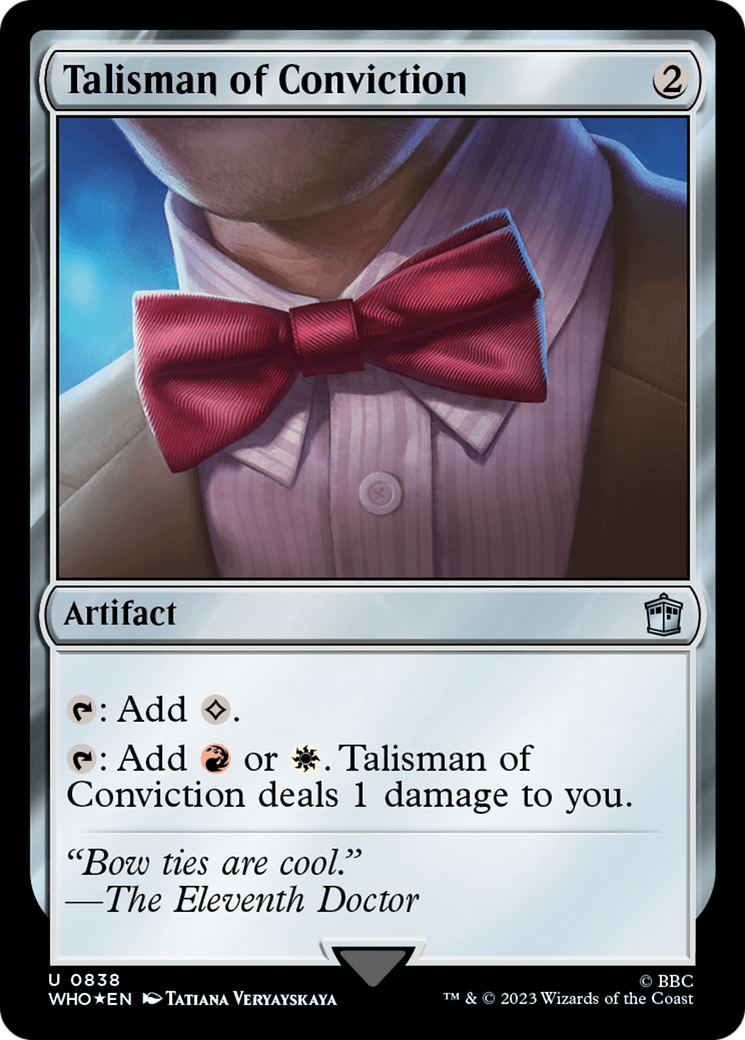 Talisman of Conviction (Surge Foil) [Doctor Who] - Trinity Hobby