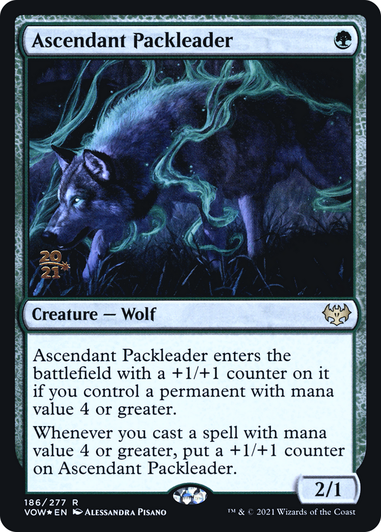 Ascendant Packleader [Innistrad: Crimson Vow Prerelease Promos] - Trinity Hobby