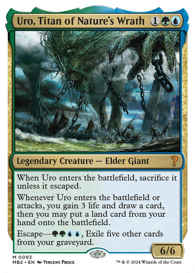 Uro, Titan of Nature's Wrath [Mystery Booster 2] - Trinity Hobby
