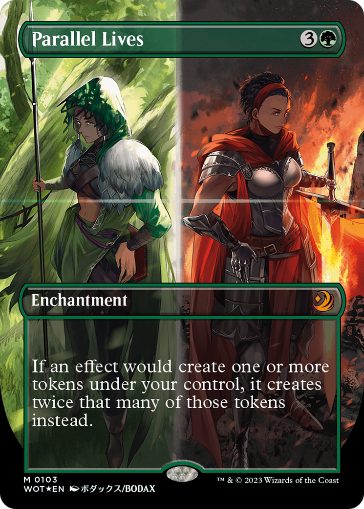 Parallel Lives (Anime Borderless) (Confetti Foil) [Wilds of Eldraine: Enchanting Tales] - Trinity Hobby