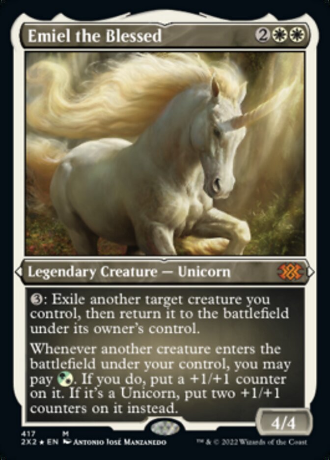 Emiel the Blessed (Foil Etched) [Double Masters 2022] - Trinity Hobby