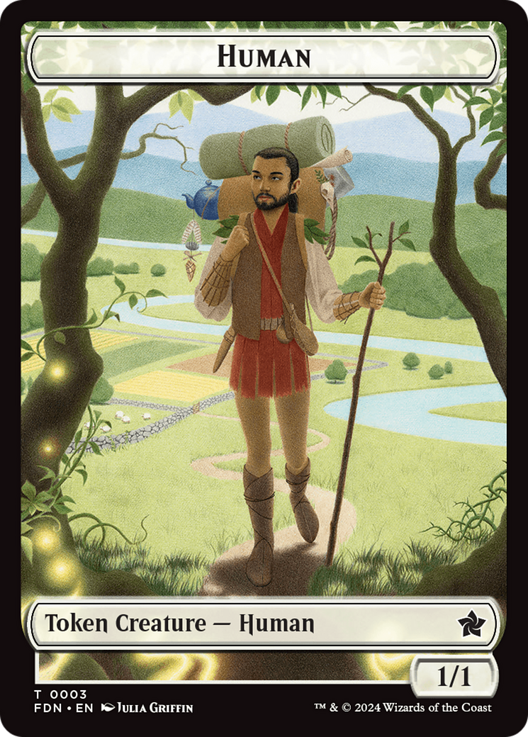Copy // Human Double-Sided Token [Foundations Tokens] - Trinity Hobby