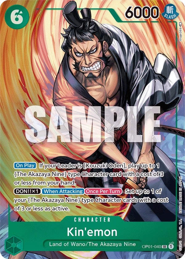 Kin'emon (Parallel) (OP01-040) - [Romance Dawn] Foil - Trinity Hobby