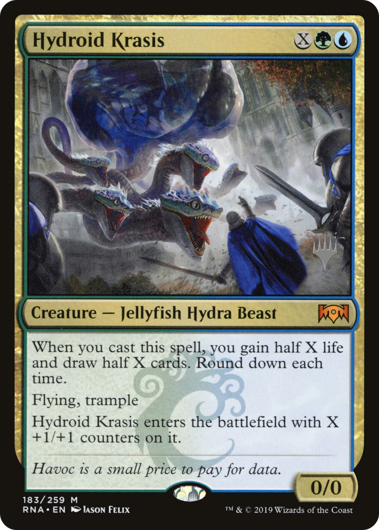 Hydroid Krasis (Pack promotionnel) [Promotions de l'allégeance de Ravnica] 