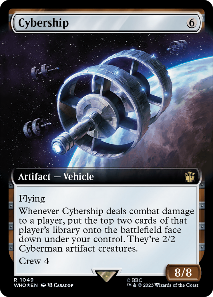 Cybership (Extended Art) (Surge Foil) [Doctor Who] - Trinity Hobby