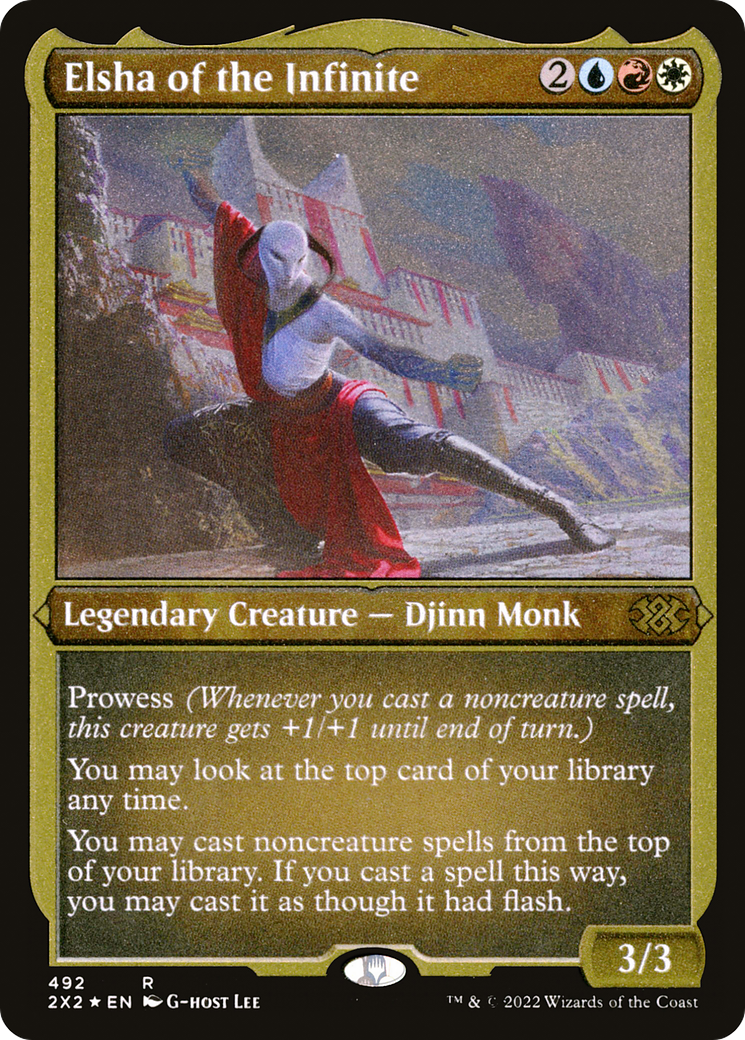 Elsha of the Infinite (Foil Etched)  [Foil]  (2X2-492) - [Double Masters 2022] - Trinity Hobby