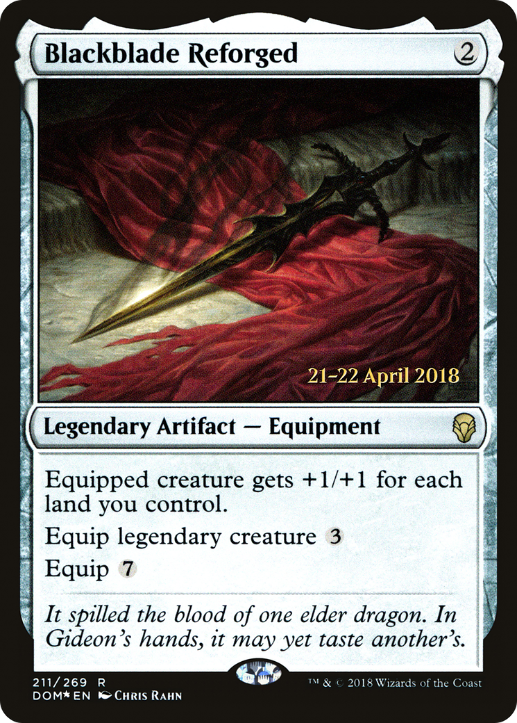Blackblade Reforged [Dominaria Prerelease Promos] - Trinity Hobby