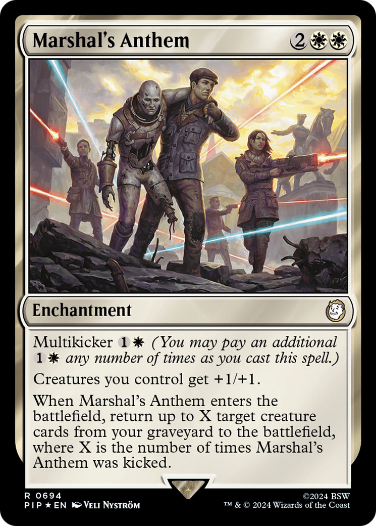 Marshal's Anthem (Surge Foil) [Fallout] - Trinity Hobby