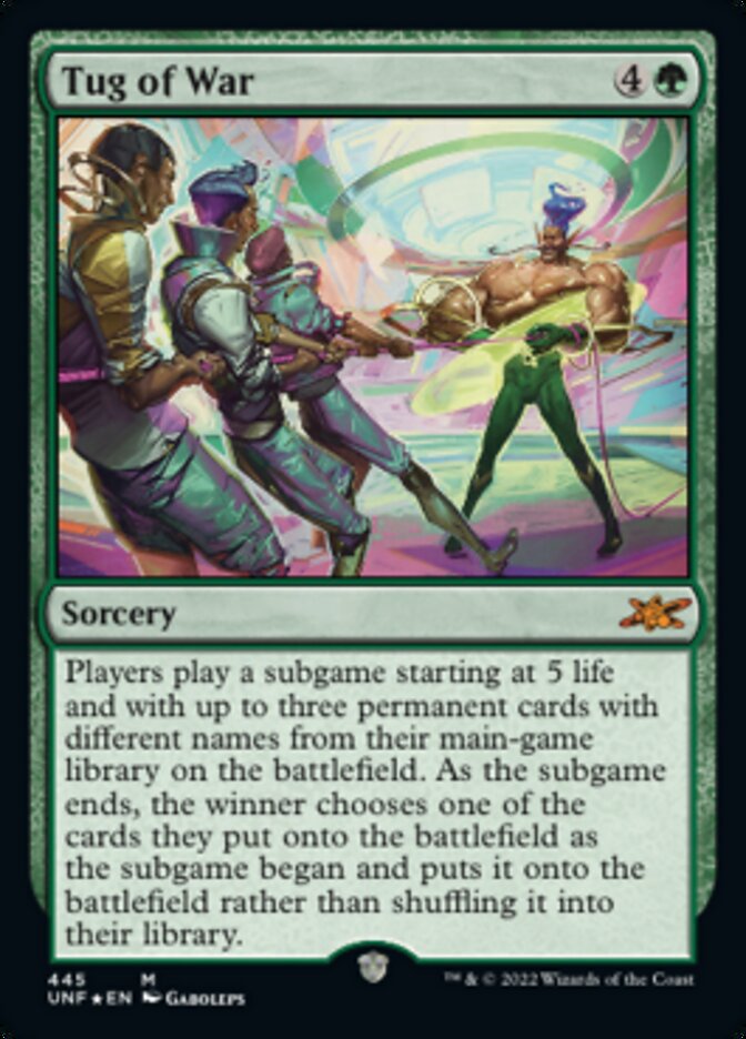 Tug of War (Galaxy Foil) [Unfinity] - Trinity Hobby