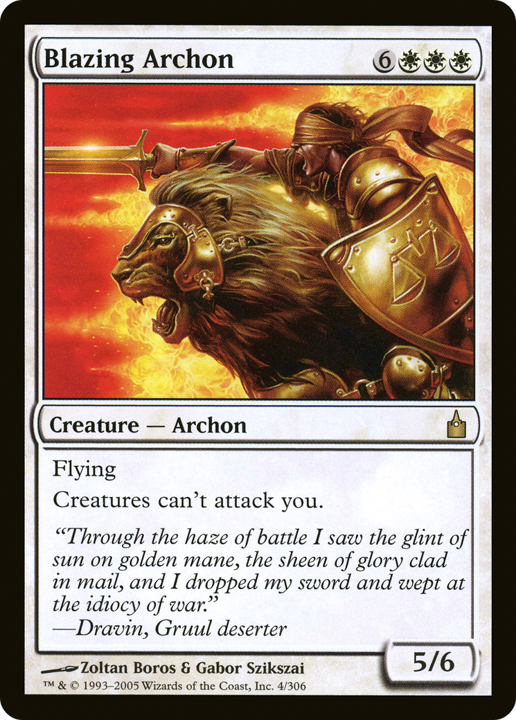 Blazing Archon [Ravnica: City of Guilds] - Trinity Hobby