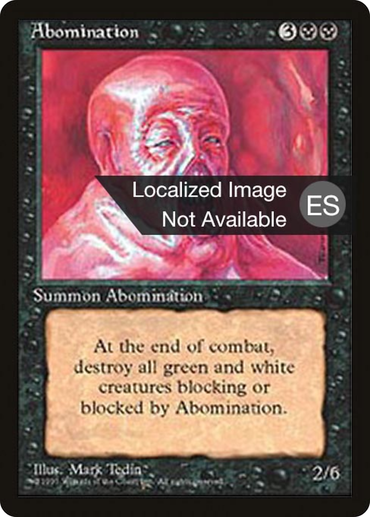 Abomination [Fourth Edition (Foreign Black Border)] - Trinity Hobby