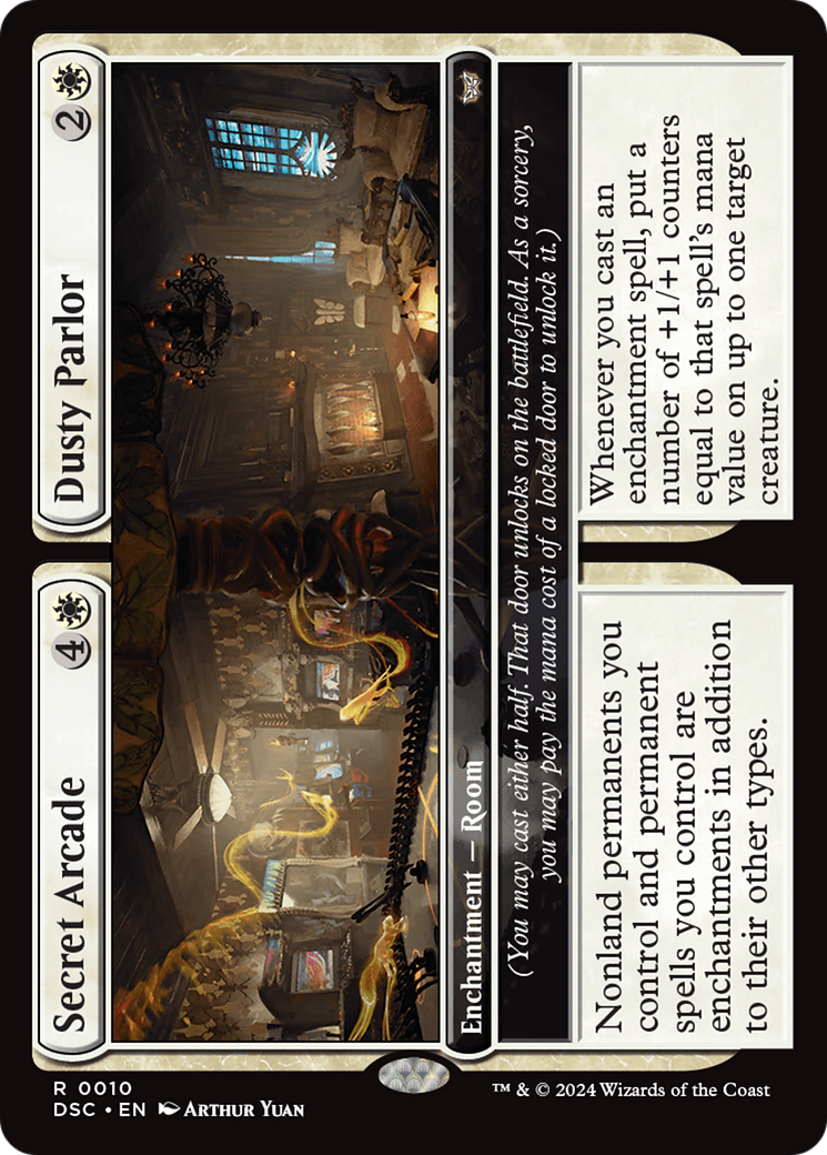 Secret Arcade // Dusty Parlor [Duskmourn: House of Horror Commander] - Trinity Hobby