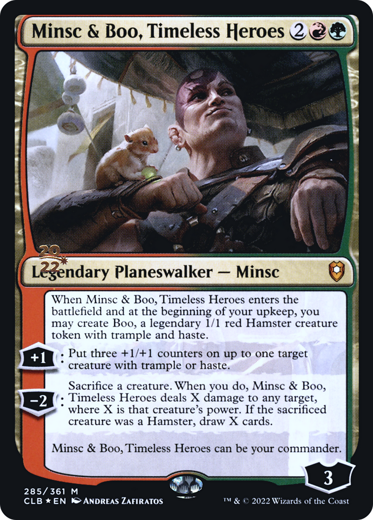 Minsc & Boo, Timeless Heroes (Promo Pack) [The Lost Caverns of Ixalan Promos] - Trinity Hobby
