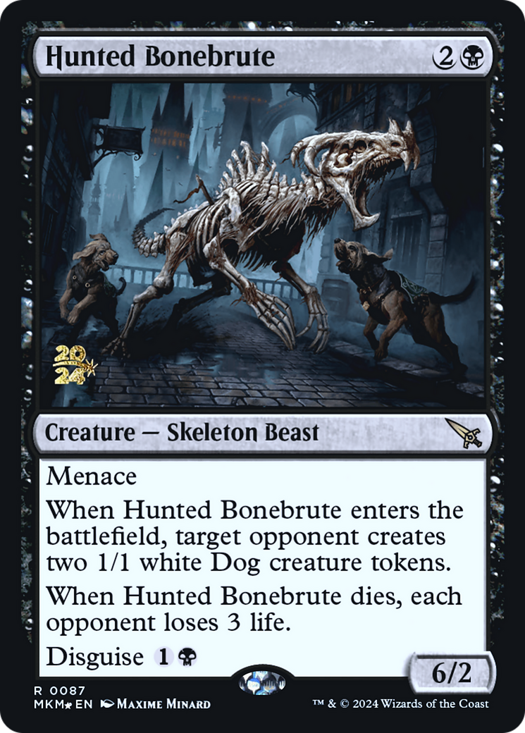 Hunted Bonebrute [Murders at Karlov Manor Prerelease Promos] - Trinity Hobby