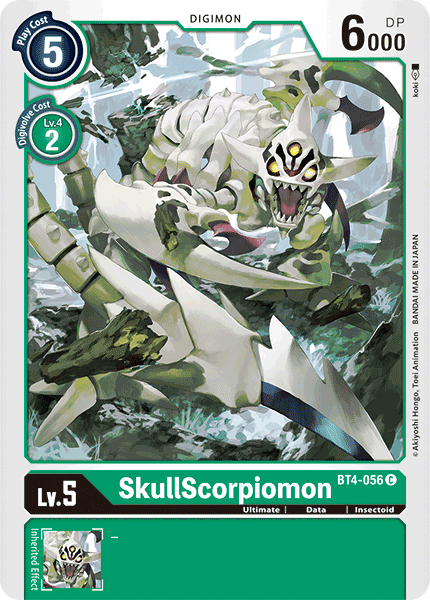 SkullScorpiomon [BT4-056] [Great Legend] - Trinity Hobby