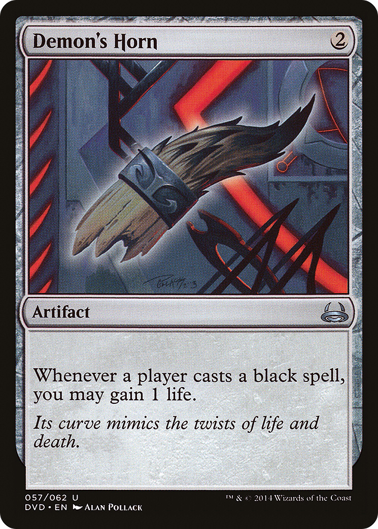 Demon's Horn (Divine vs. Demonic) [Duel Decks Anthology] - Trinity Hobby