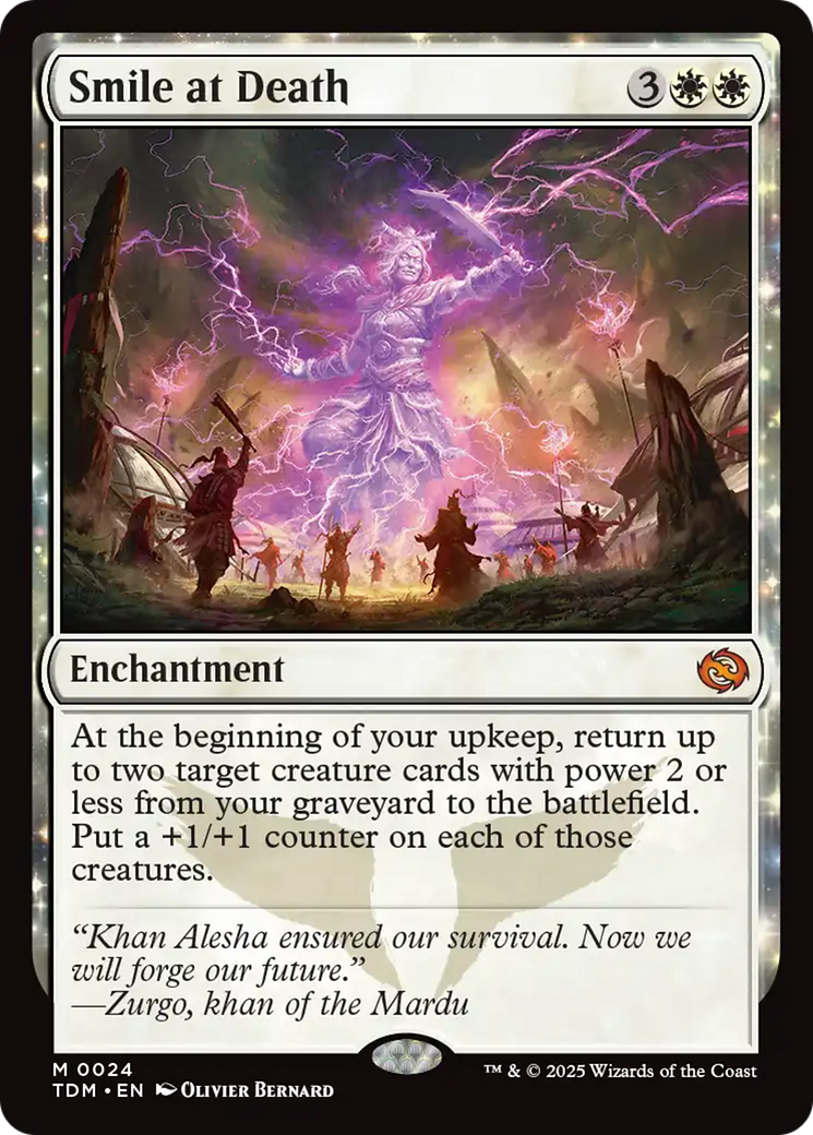 Smile at Death  (TDM-024) - [Tarkir: Dragonstorm]: (enchantment) - Trinity Hobby