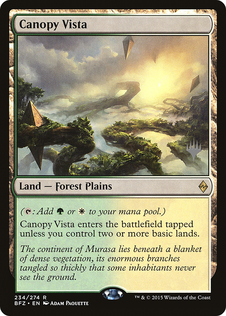 Canopy Vista [Battle for Zendikar Promos] - Trinity Hobby