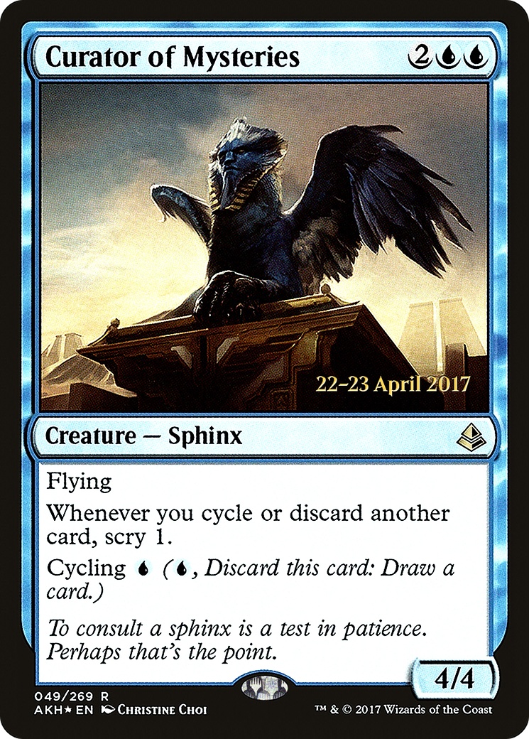Curator of Mysteries [Amonkhet Prerelease Promos] - Trinity Hobby