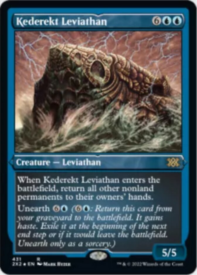 Kederekt Leviathan (Foil Etched) [Double Masters 2022] - Trinity Hobby