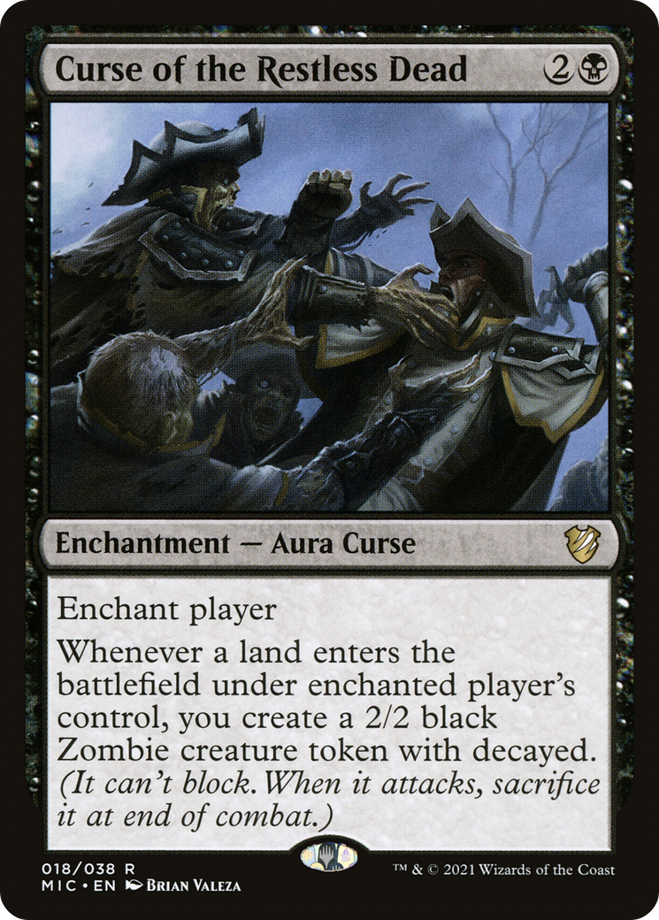 Curse of the Restless Dead [Innistrad: Midnight Hunt Commander] - Trinity Hobby