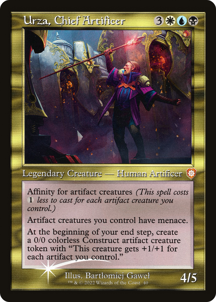 Urza, Chief Artificer (BRC-040) - [The Brothers' War Commander] Foil - Trinity Hobby