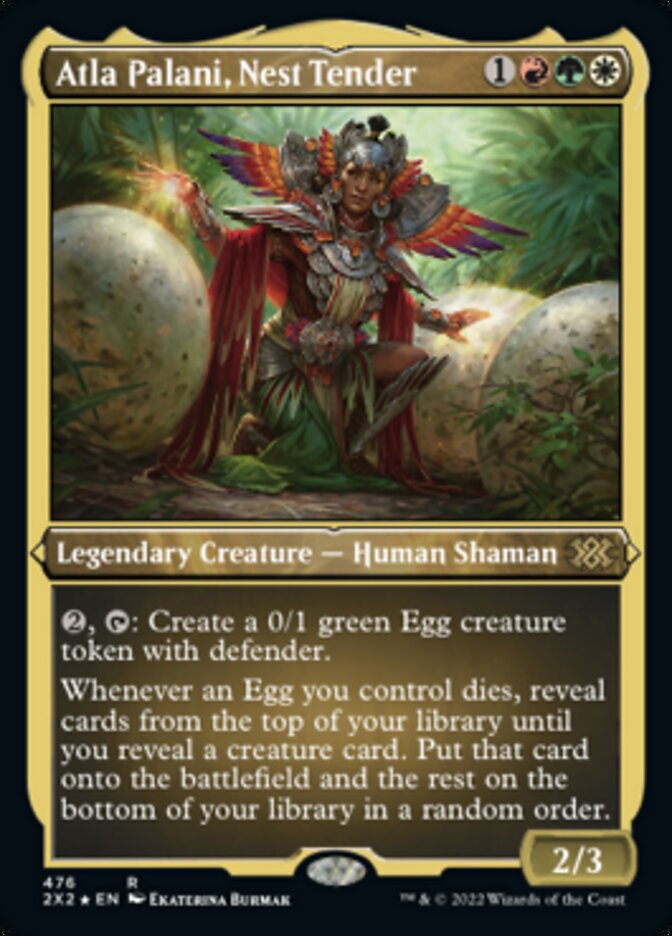 Atla Palani, Nest Tender (Foil Etched) [Double Masters 2022] - Trinity Hobby