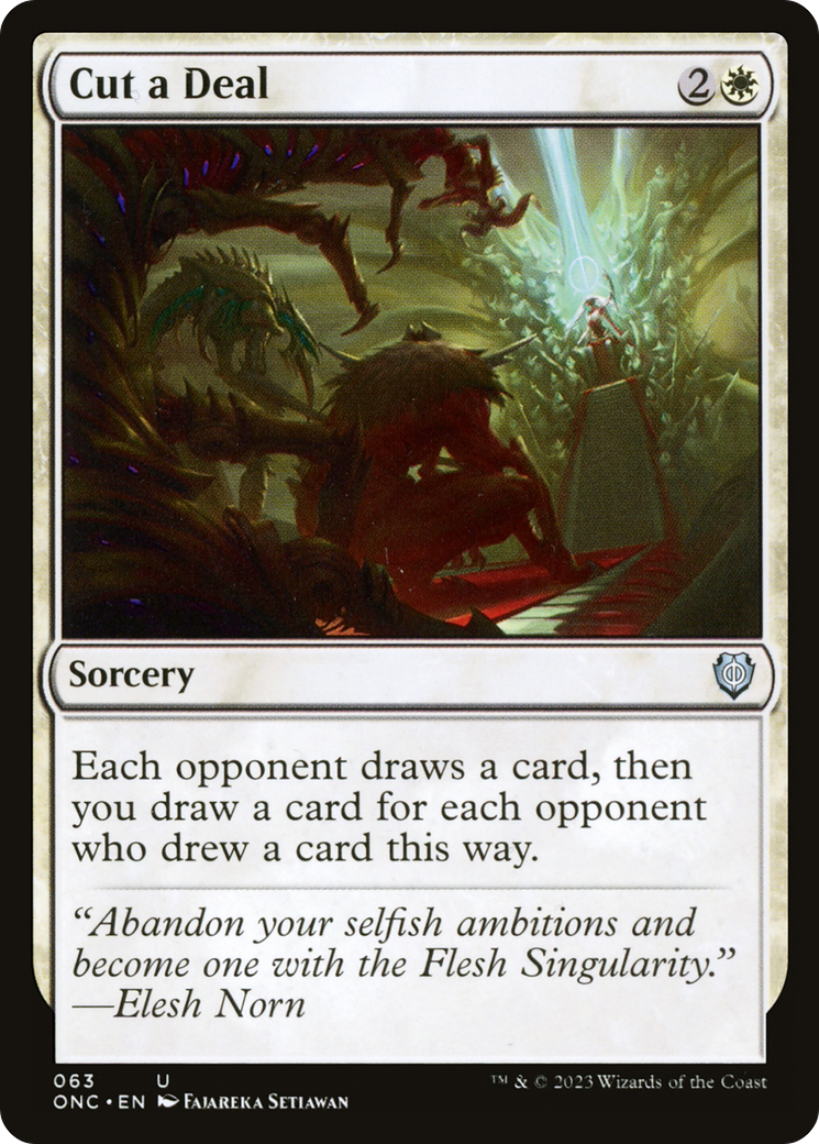 Cut a Deal [Phyrexia: All Will Be One Commander] - Trinity Hobby