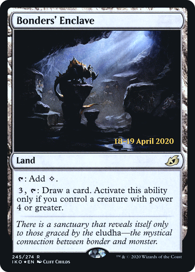 Bonders' Enclave [Ikoria: Lair of Behemoths Prerelease Promos] - Trinity Hobby