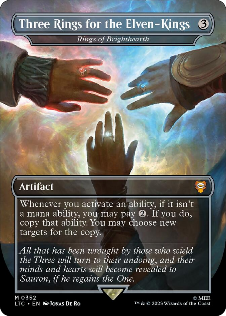 Three Rings for the Elven-Kings - Rings of Brighthearth [The Lord of the Rings: Tales of Middle-Earth Commander] - Trinity Hobby