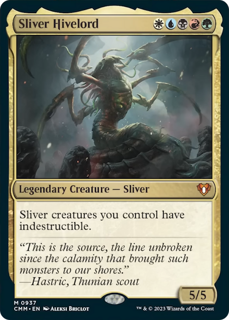 Sliver Hivelord [Commander Masters] - Trinity Hobby