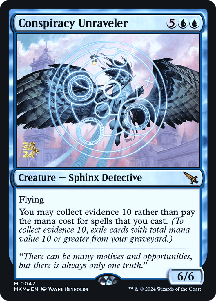 Conspiracy Unraveler [Murders at Karlov Manor Prerelease Promos] - Trinity Hobby
