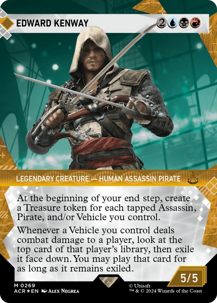 Edward Kenway (Showcase) (Textured Foil) [Assassin's Creed] - Trinity Hobby