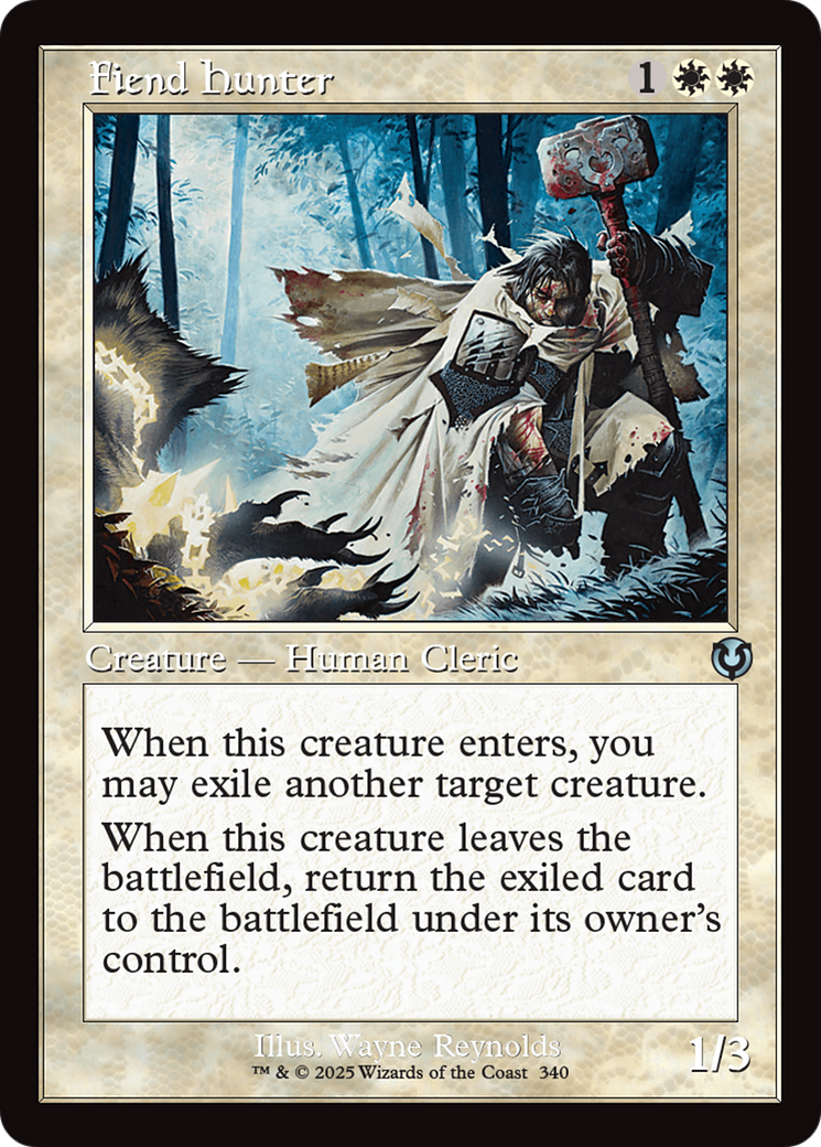 Fiend Hunter (Retro Frame) [Innistrad Remastered] - Trinity Hobby