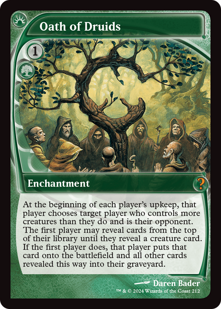 Oath of Druids (Future Sight) [Mystery Booster 2] - Trinity Hobby