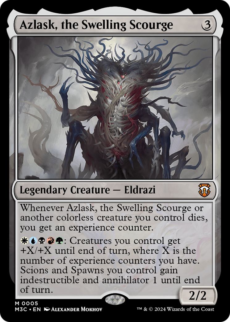 Azlask, the Swelling Scourge [Modern Horizons 3 Commander] - Trinity Hobby