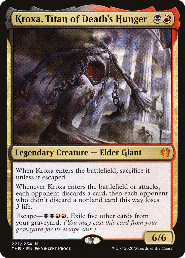 Kroxa, Titan de la faim de la mort [Theros au-delà de la mort] 