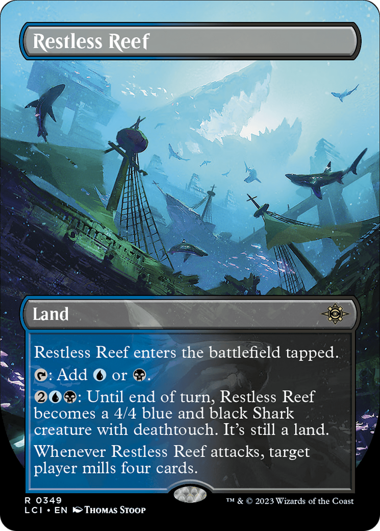 Restless Reef (Borderless) [The Lost Caverns of Ixalan] - Trinity Hobby