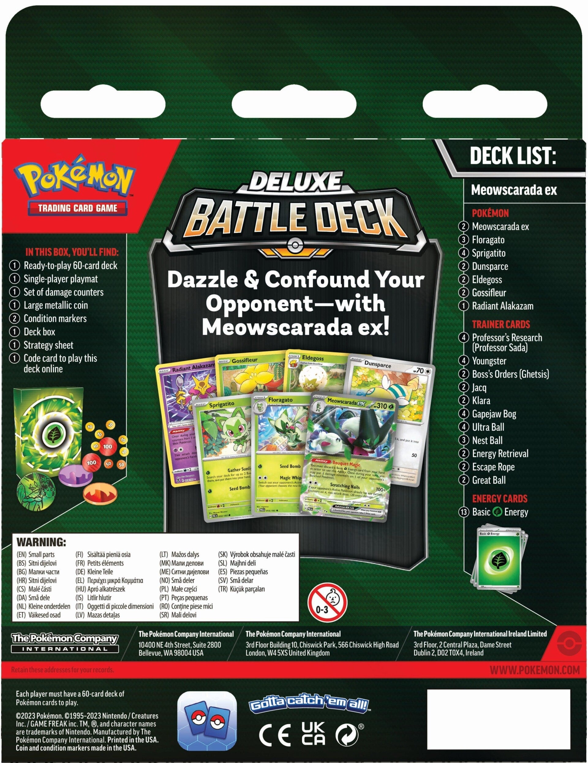 Deluxe Battle Deck (Meowscarada ex) - Trinity Hobby