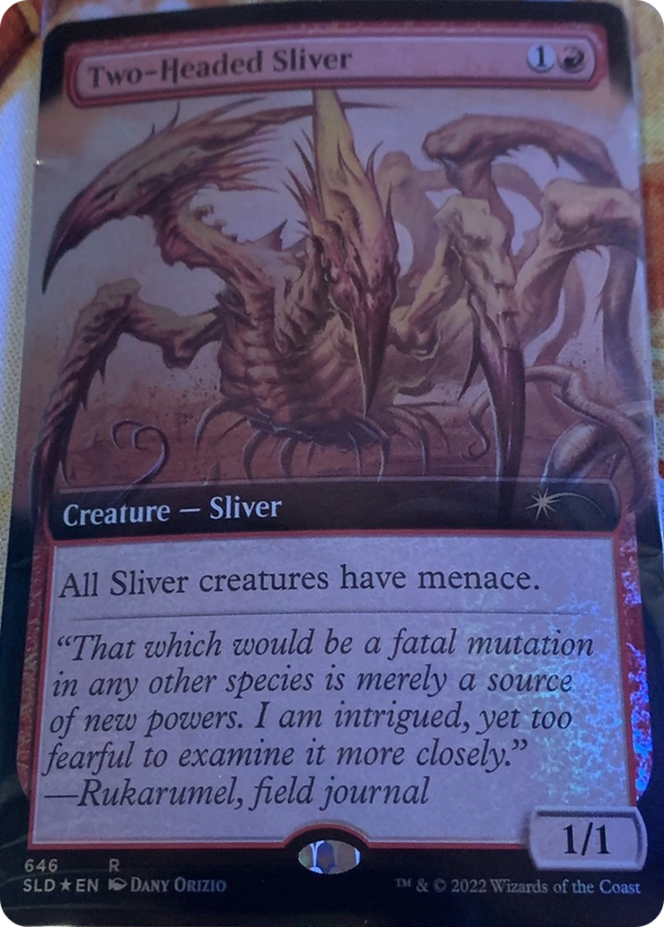 Two-Headed Sliver (Extended Art) [Secret Lair Drop Promos] - Trinity Hobby