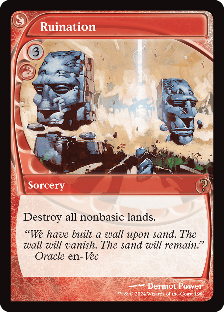 Ruination (Future Sight) [Mystery Booster 2] - Trinity Hobby