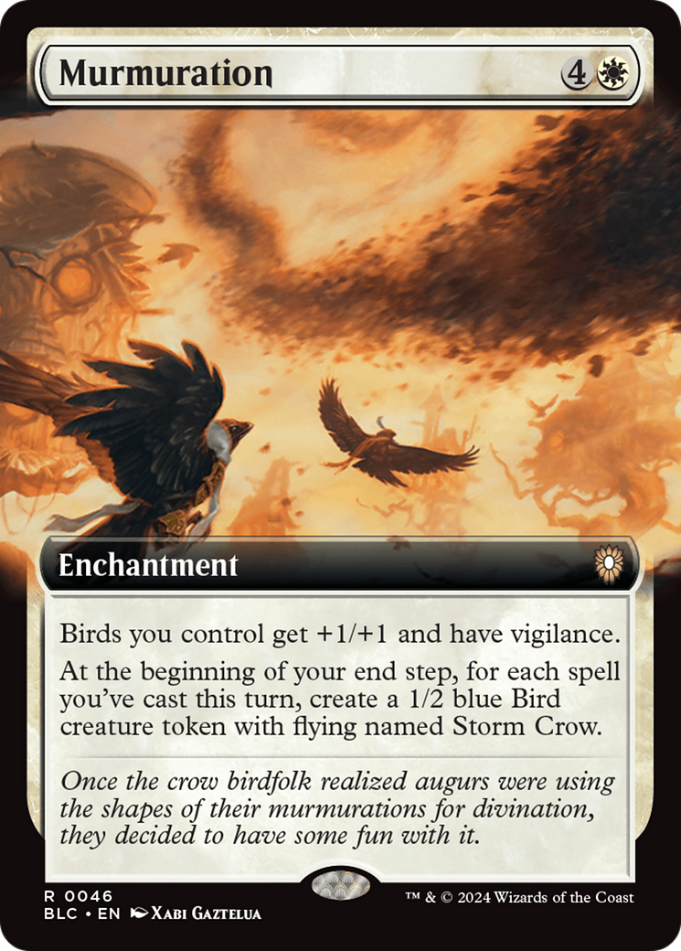 Murmuration (Extended Art) [Bloomburrow Commander] - Trinity Hobby