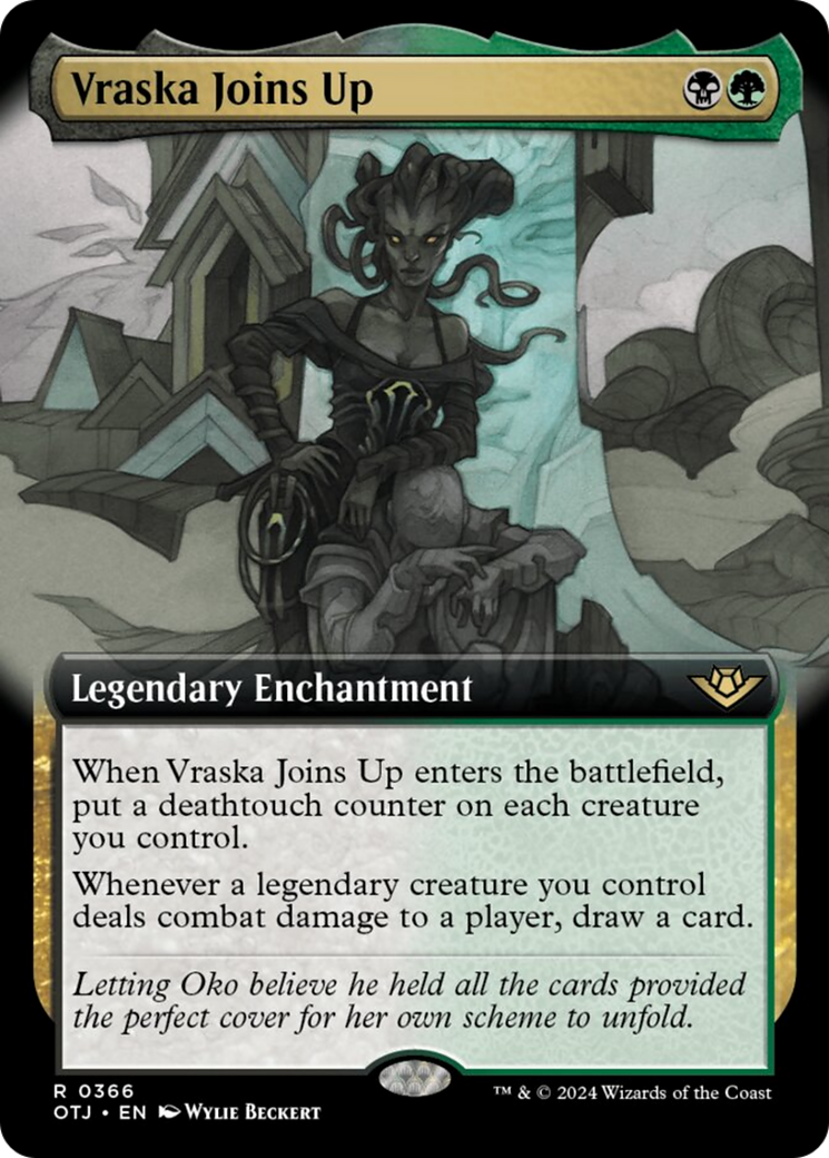 Vraska Joins Up (Extended Art) [Outlaws of Thunder Junction] - Trinity Hobby