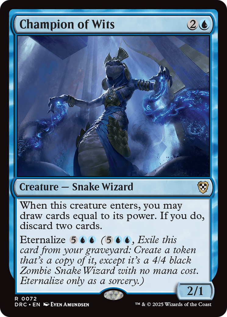 Champion of Wits [Aetherdrift Commander] - Trinity Hobby