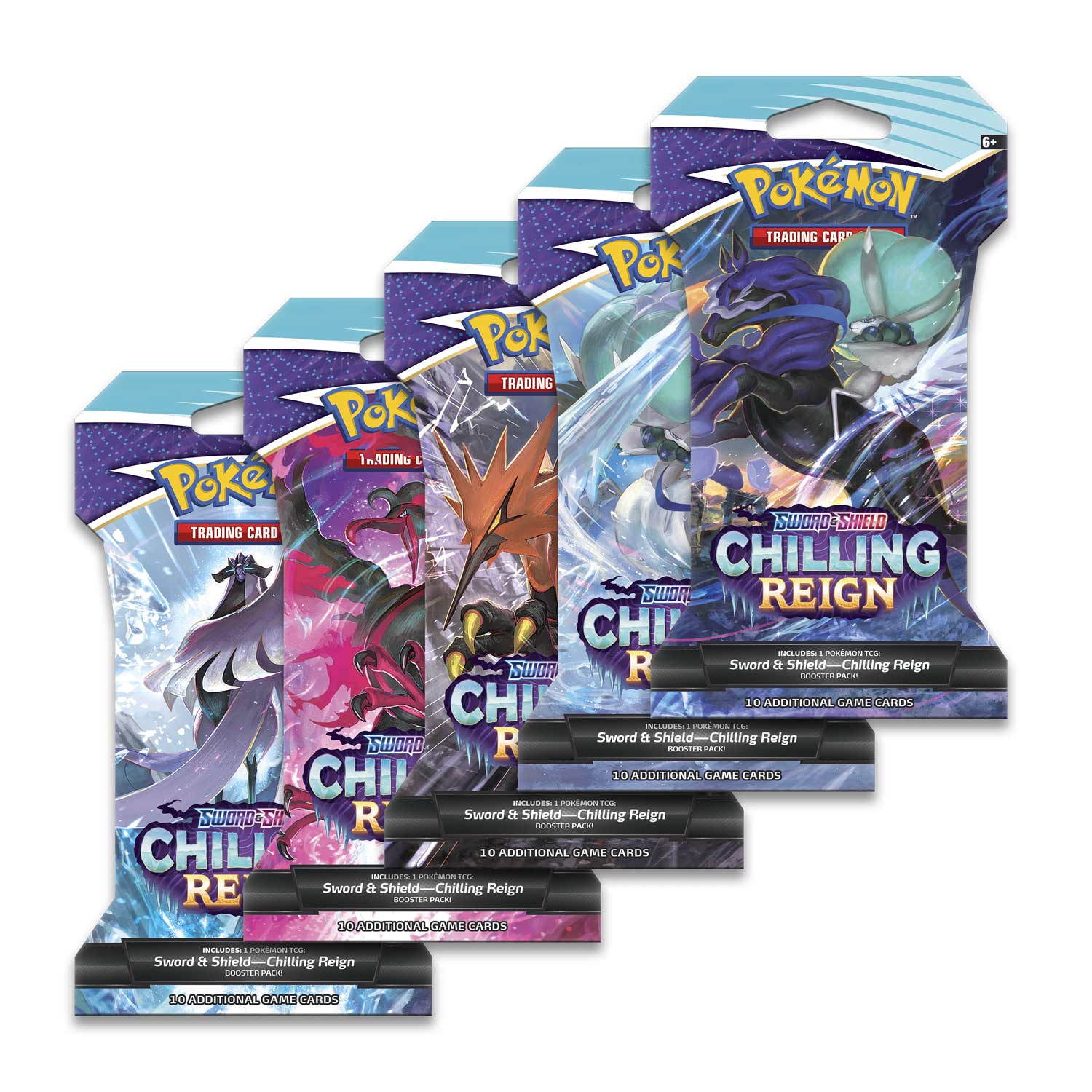 Sword & Shield: Chilling Reign - Sleeved Booster Pack - Trinity Hobby