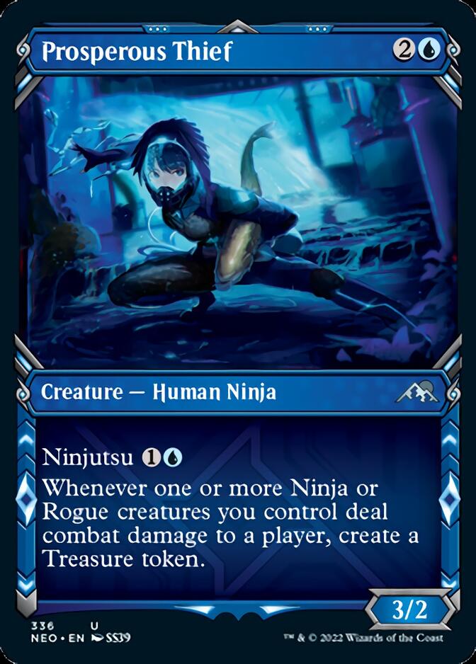 Prosperous Thief (Showcase Ninja) [Kamigawa: Neon Dynasty] - Trinity Hobby