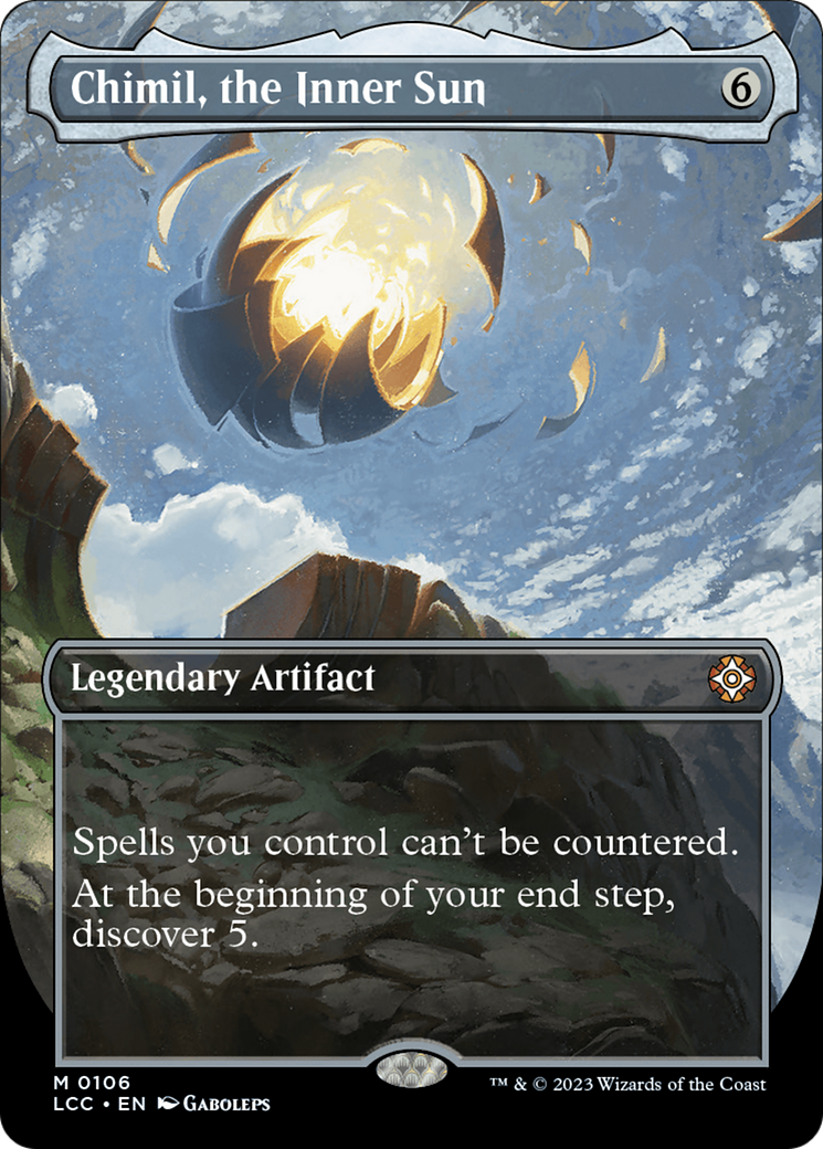 Chimil, the Inner Sun (Borderless) [The Lost Caverns of Ixalan Commander] - Trinity Hobby