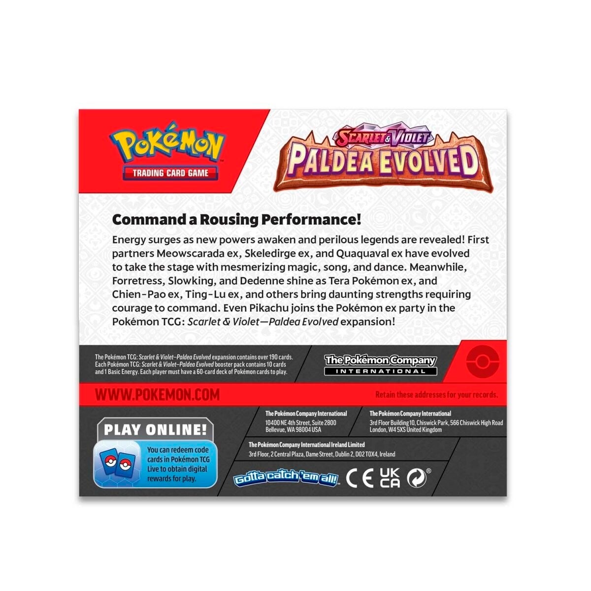 Scarlet & Violet: Paldea Evolved - Booster Box - Trinity Hobby