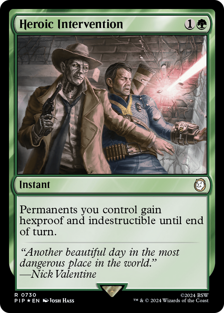Heroic Intervention (Surge Foil) [Fallout] - Trinity Hobby