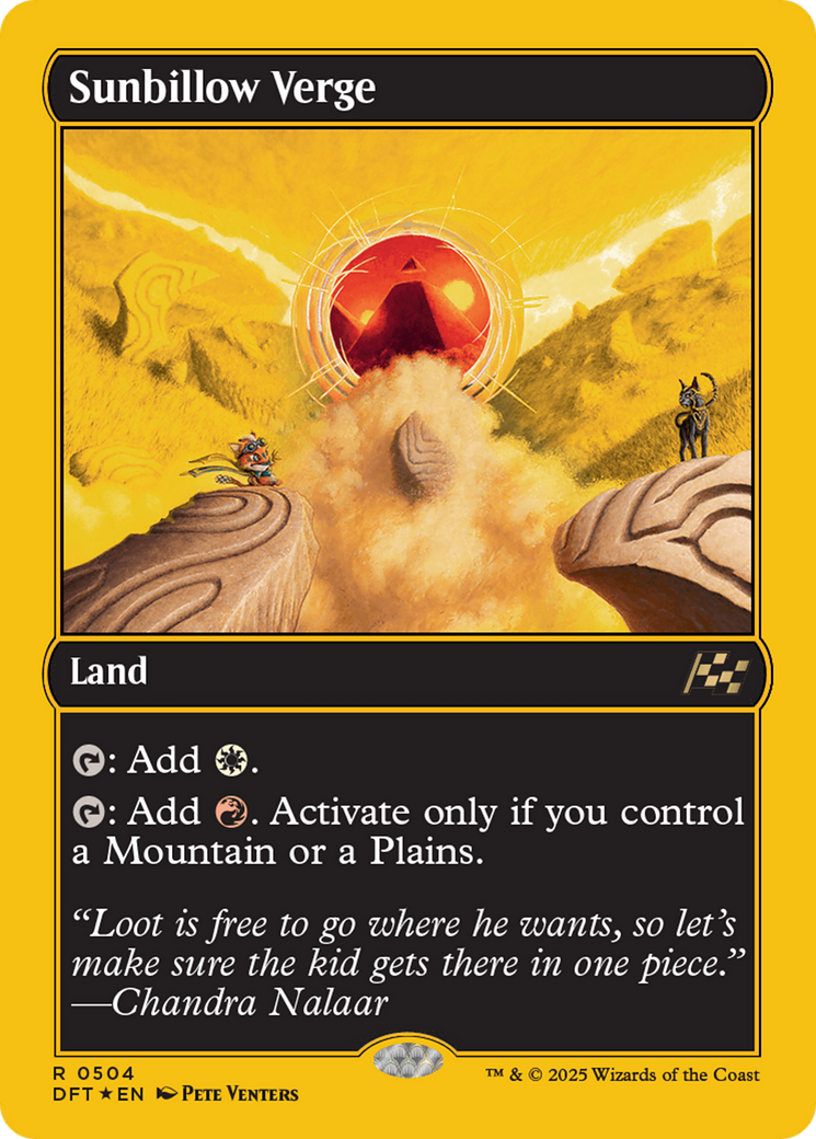 Sunbillow Verge (First-Place Foil) [Aetherdrift] - Trinity Hobby